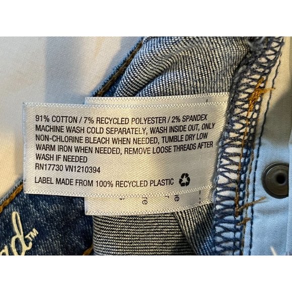 Universal Thread Womens Jeans Skinny Leg High Rise Distressed Cotton Blue 8/29R - Picture 9 of 11